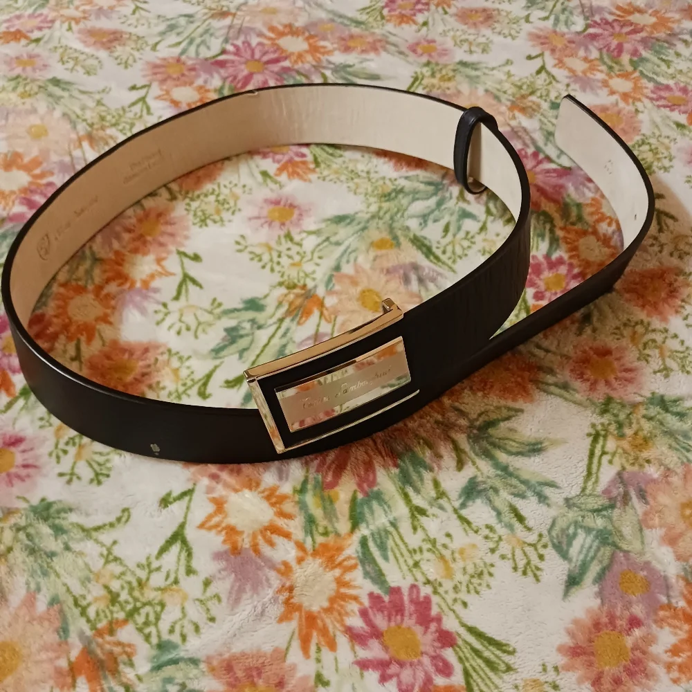 Tonino Lamborghini Genuine Leather Belt Good Condition